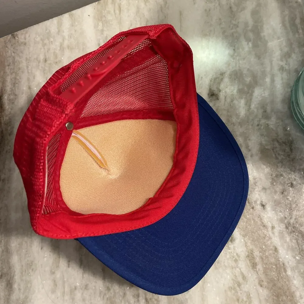 1984 USA Olympics McDonald's Vintage Snapback Trucker Hat Red/White/Blue Mesh